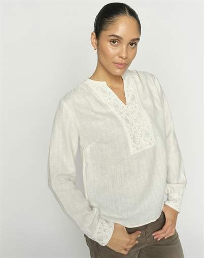 Mos Mosh - MMEvanda Bluse - Ecru